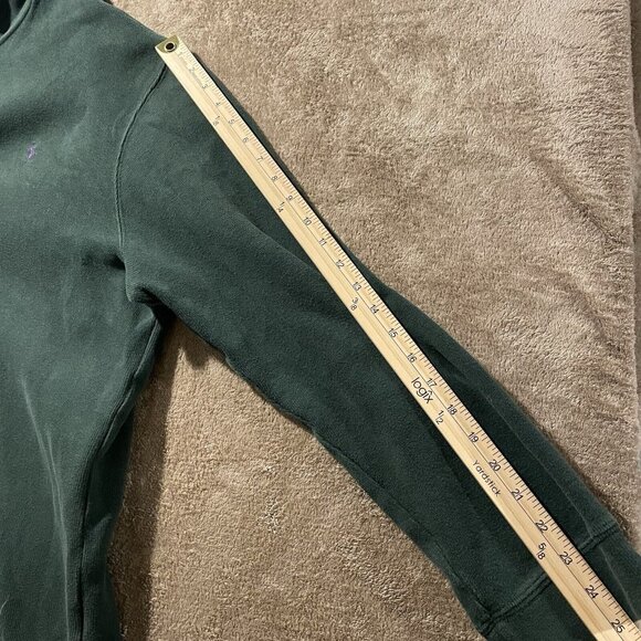 Polo Ralph Lauren Sweater Mens XXL PulloverQuarter Zip Olive Green Purple Pony - Picture 8 of 8